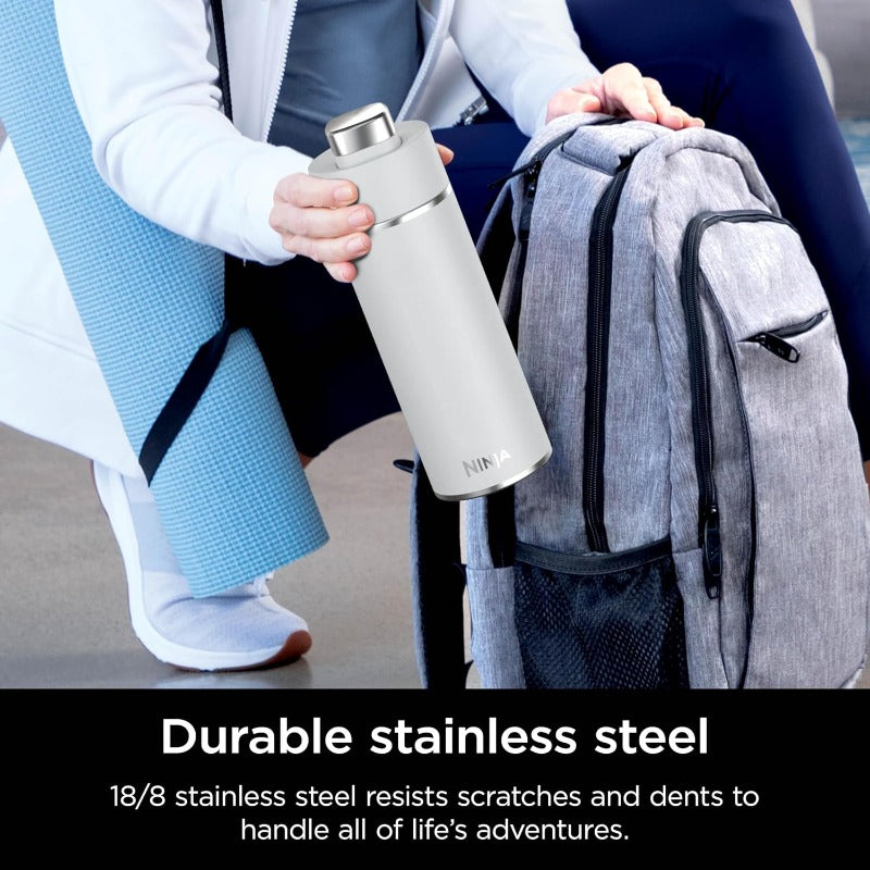 Thirsti 18oz Insulated Tumbler with Leak-Proof Lid & BubbleLock Technology - 24hr Cold\u002F48hr Ice\u002F12hr Hot, Carbonated Sparkling Water Bottle, Dishwasher Safe,, Fits Cup Holders, Triples-Thermo for Gym, Travel, Camping