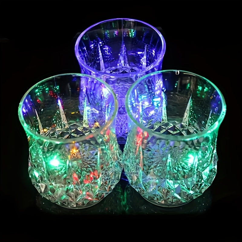 6 Light Up Cups, Glow In The Dark Party Supplies, Colored LED Light Up Beer Mugs, Suitable For Parties, Birthdays, Christmas, Disco, Valentine'S Day