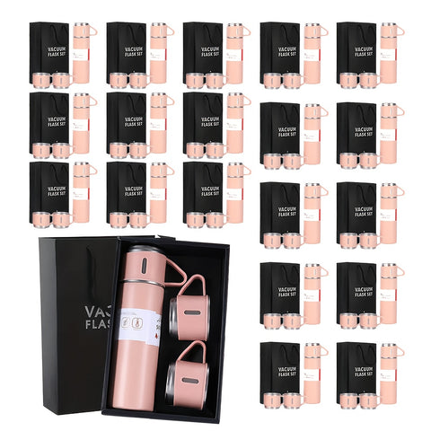 500ml, 17 Oz, 3-in-1 Stainless Steel Vacuum Cup - Double-layer Insulation, Ultra Portable, Multifunctional Design, Comes With 2 Lids, Sturdy And Durable, Suitable For Travel, Home, Office, School, And Unique Birthday Gifts