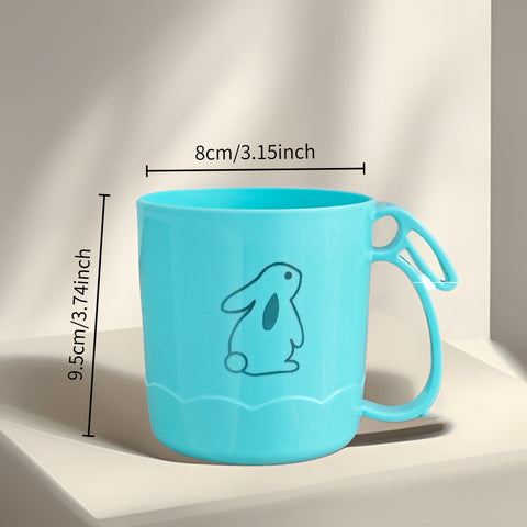 Plastic Tumbler Cups Mini Cute Animal Plastic Tumbler Cups - Small Portable Drinkware - Adorable Miniature Mug Cups for Home Use