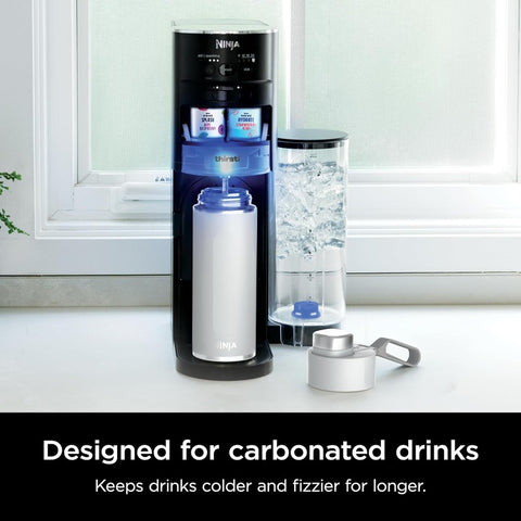 Thirsti 18oz Insulated Tumbler with Leak-Proof Lid & BubbleLock Technology - 24hr Cold\u002F48hr Ice\u002F12hr Hot, Carbonated Sparkling Water Bottle, Dishwasher Safe,, Fits Cup Holders, Triples-Thermo for Gym, Travel, Camping