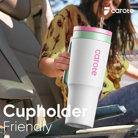 3 - Pack Insulated Stainless Steel Bottles with Upgraded Leakproof Tech, Car Holder Fit Scratch - Resistant, 323240 oz Travel Straw Tumblers Set HomeCarOutdoor Macaron