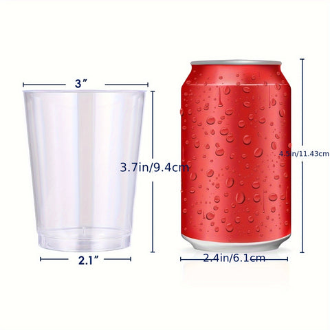 100\u002F200 Golden And Black Plastic Cups 10 Oz Elegant Golden Rimmed Plastic Cups, Noble And Steady Temperament Choice, Party Cups Fancy Disposable Wedding Cups, Suitable For Family Gatherings, Afternoon Tea, Parties