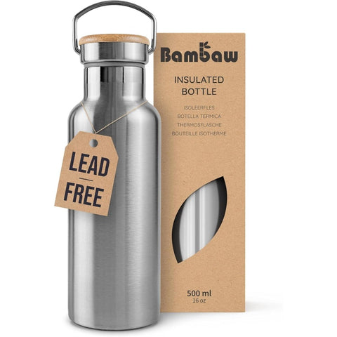 Metal Insulated Bottle 16oz Stainless Steel Bottle Insulated Reusable Bottle Vacuum Insulated Bottle Hot Bottle Metal Bottle Bottle 500ml, Hot Beverage Container, Travel Bottle, Foldable Bottle, Compact Bottle, Highquality Metal, Leakproof Bottle